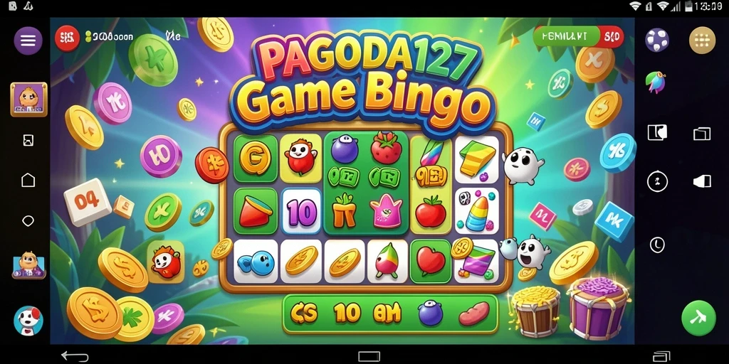 Tangkapan layar utama dari gameplay seru Bingo PAGODA127.