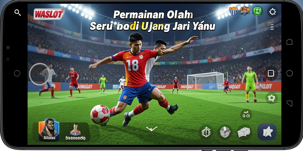 Tampilan menarik dari permainan olahraga WASLOT yang penuh aksi.